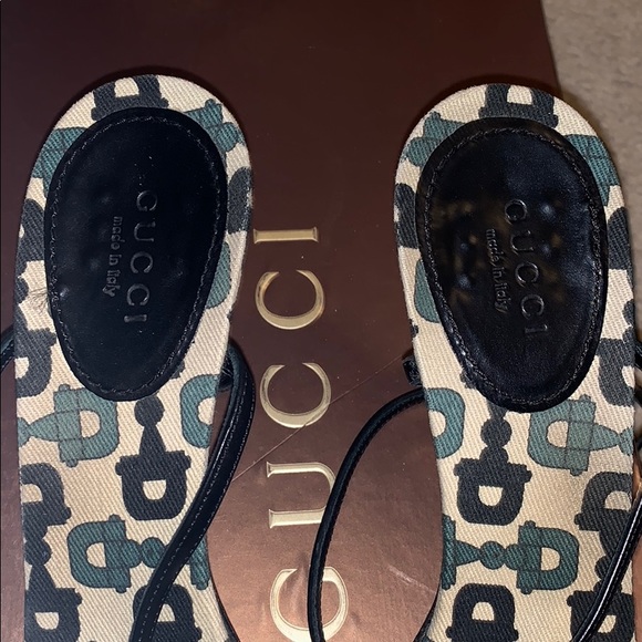 Authentic Gucci Strappy heeled Sandals - Picture 8 of 8